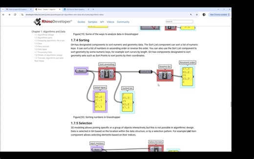 1.7.4 Data Sorting in Grasshopper