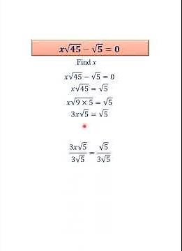 Surdic Equation #knowledgebase #maths #surds #equations