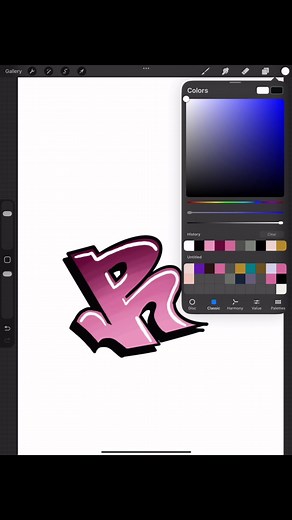 This is a super easy and quick procreate, graffiti letter tutorial. For beginners and non-writers. #graffititutorial #juicetagz #procreatetutorial #digitalart #digitalgraffiti