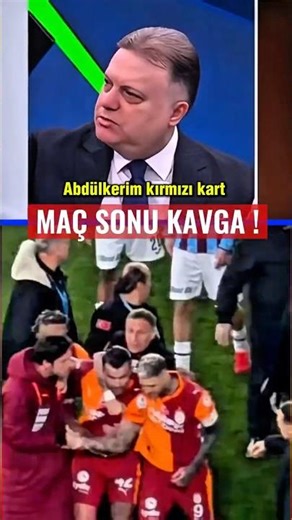 Abdülkerim Kırmızı Kart Gördü | Trabzonspor- Galatasaray Maç Sonu