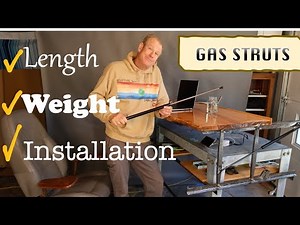 How to use Gas Struts for DIY Convertible Standing Desk