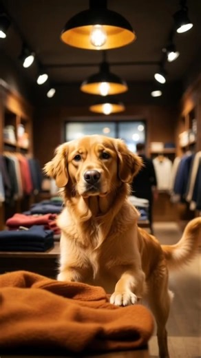 Golden Retriever Saves His Puppies from winter #dog #goldenretreiver #animals