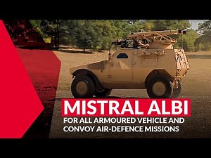 Mistral Missile on ALBI Air Defence Turret
