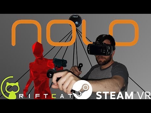 Testing Nolo Ceiling Mount with Riftcat in SteamVR - Superhot Gameplay!