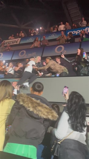 Dappy Climbing the O2 Arena at Night - N-Dubz Tour Experience