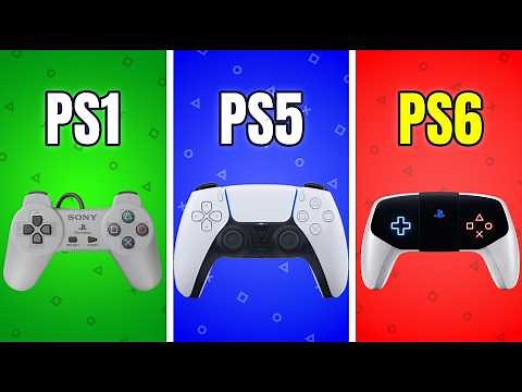 PlayStation Controller Evolution (1994 to PS6)