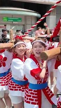 大阪の夏の風物詩「天神祭ギャルみこし」（1） #天神祭 #天神橋筋商店街 #天神祭ギャルみこし