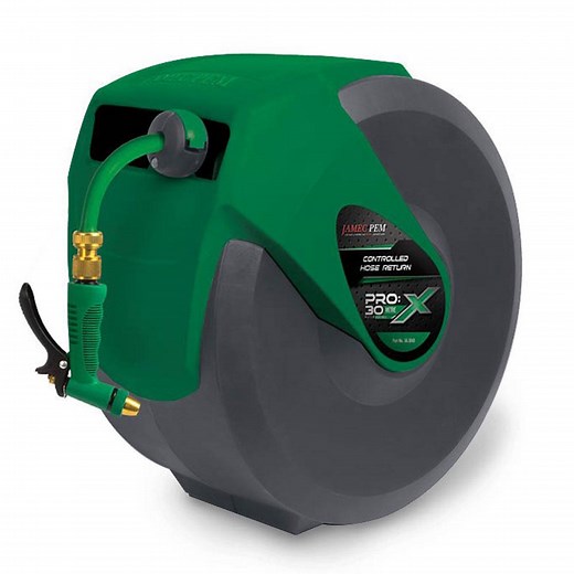 Jamec-Pem 58.3045 30m Pro X Extreme Retractable Water Hose Reel