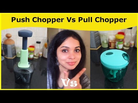Pull Chopper Vs Push Chopper | Pigeon Chopper Review | Hand Vegetable Chopper Useful or Not?