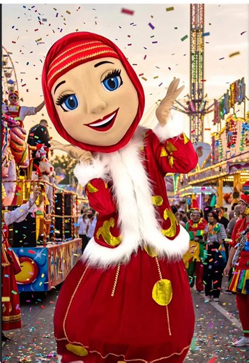 Folk-inspired mascot costume 🌿 A traditional look revealed step by step — clean try-on format that shows how the character comes to life on a real performer. Perfect for cultural festivals, themed events, folklore shows, parades, creative performances, and brand activations where heritage, emotion, and visual storytelling matter.