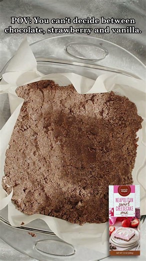 Neapolitan Swirl Cheesecake Mix