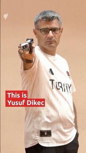 Turkish shooter Yusuf Dikec reacts to going viral