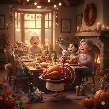 Turkey Time Shuffle | Thanksgiving Song for Kids