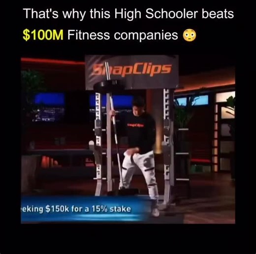 The 1% Club™ on Instagram: "It started with a simple frustration at the gym: changing weights was slow, clunky, and sometimes unsafe. While billion-dollar fitness brands kept selling the same old clamps, a high schooler saw an opportunity. The result was SnapClips — flexible, quick-locking barbell collars that made switching plates fast, secure, and intuitive. After gaining traction through a viral Kickstarter and landing a deal on Shark Tank, the young founders scaled production and broke into 