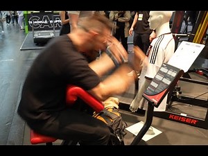 Test explosif, biceps curls, Keiser