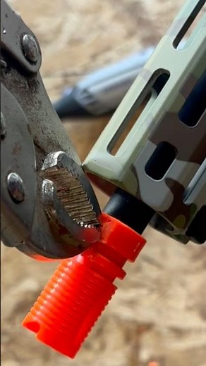 How to remove the orange tip from an airsoft gun(without ruining it) #shorts #airsoft #airsoftshorts