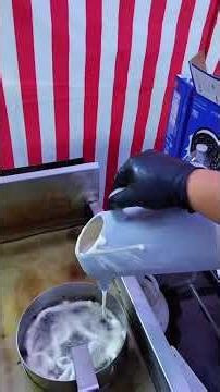 POV making an Oreo Funnel Cake