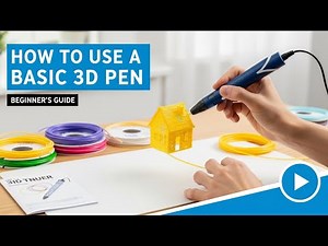 How to Use a 3D Pen | Beginner Tutorial Step by Step | 3D Pen for Kids & Adults