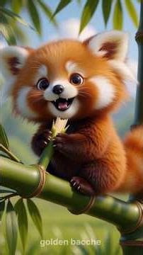 Cute Red Panda Song 🐼🎵 | Kids Happy Short #viral #cartoon #youtubeshorts #trending #panda