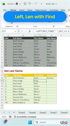 How to use right formula in excel tricks #computer #excelshortcuts #hilights #Productivity #symbol