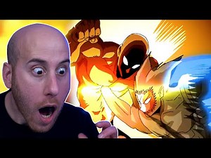 SAITAMA FULL POWER VS GOD GAROU