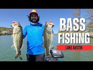 Experience The Thrill Of Catching Largemouth Bass On Lake Austin -Texas 🇺🇸