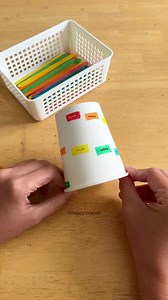 646K views · 3.1K reactions | Engage your toddler with this fun color-matching and fine motor skills toy using just a paper cup! This DIY learning toy fosters learning while having fun!  Perfect for ages 2 to 4. ❤️ Love this activity? Follow @happytotshelf for more fun and easy activities for children! #LearningIsFun #HandsOnLearning #ToddlerActivities #PreschoolActivities #earlylearning #finemotorskills | Happy Tot Shelf - Raising Happy Learners | Facebook