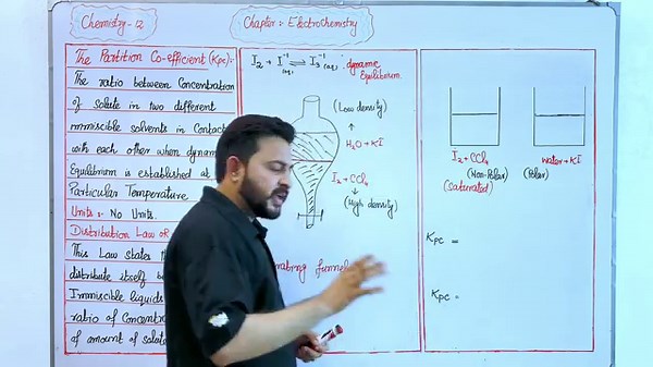 Lec#6 Partition coefficient or distribution law || chemistry 12 new book 2025 nbf