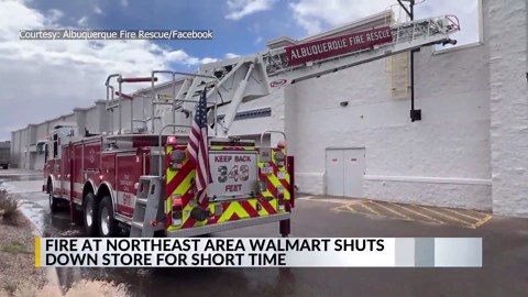 Fire causes Albuquerque Walmart to shut down for short time