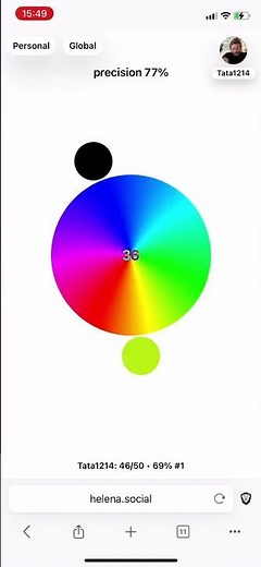 Orbit & Hit — 50-Hit Run on Mobile (WebGL2 Rainbow Skill Game)