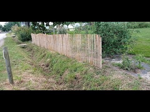 Pose ganivelle châtaignier