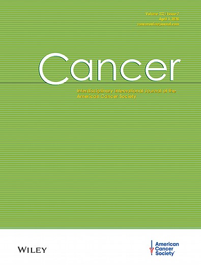 Submit your research to Cancer , a journal of the American Cancer Society