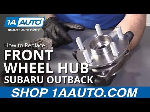 How to Replace Front Wheel Hub 05-14 Subaru Outback