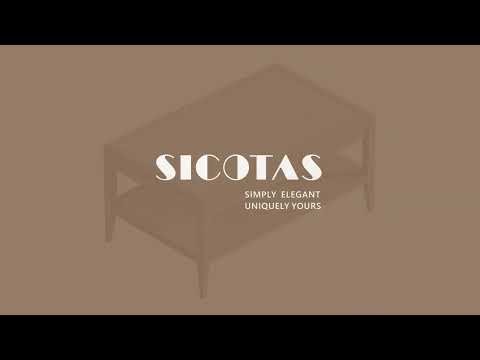 SICOTAS - Savanna Rectangular Coffee Table Assembly Video