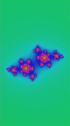 Julia Set Dendrite Crystal Fractal Zoom #shorts