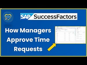 How to Approve Time in SAP SuccessFactors