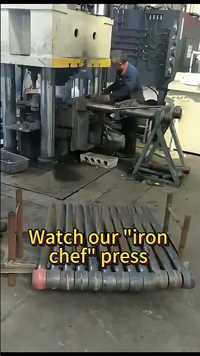 630 Ton Forged Piston Rod Hydraulic Press #machine #factory#forging #press #piston #automobile