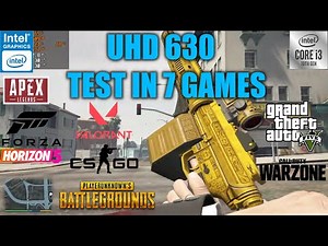 i3 10105 + UHD 630 Test in 7 Games