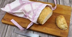 Cómo hacer una bolsa de pan reutilizable