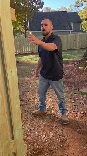 shadow box fence #youtubeshorts #yorkcounty #chainlink #fencecontractor #rockhillsc #woodfence