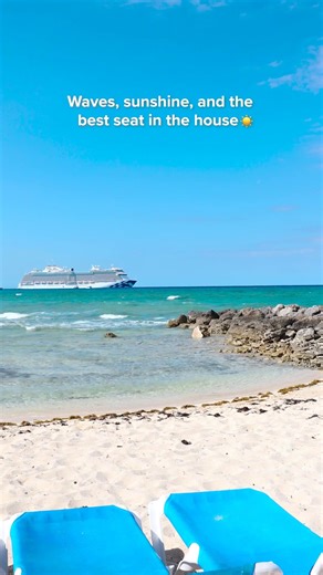 Princess Cruises on Instagram: "To everyone who’s felt the sun at Princess Cays and watched Enchanted Princess sparkle in the distance, this one’s for you.☀️"