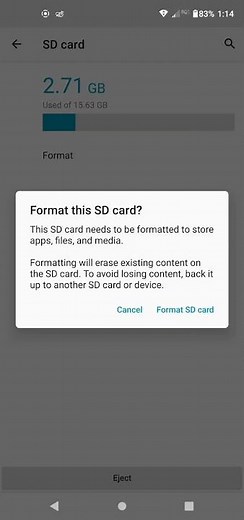 how to format memory card smart phone #shortvideo #formatcard #card #smartphonne #format