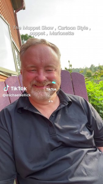 Daniel as a muppet. Dabiel says he is a cute. #muppet