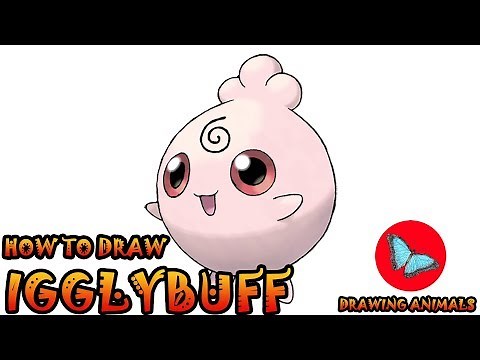 How To Draw Igglybuff Pokemon | Drawing Animals