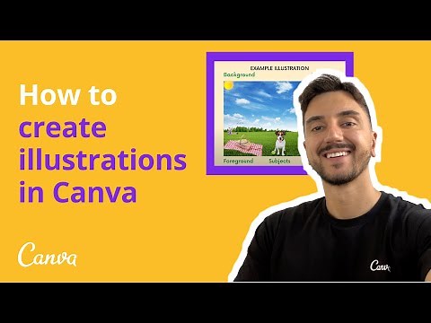 How To Create Illustrated Worlds in Canva!