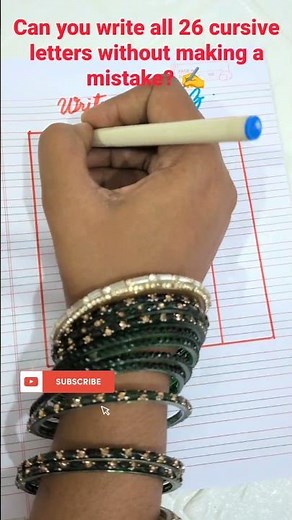 🖊️ A to Z Cursive Writing for Kids & Beginners | Easy Handwriting Practice ✨