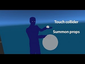 VRchat Particle triggers - Touch collider, summon props!