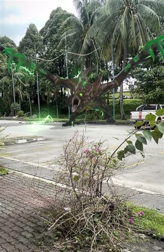 AR Monster Astalos in real World #mhnow