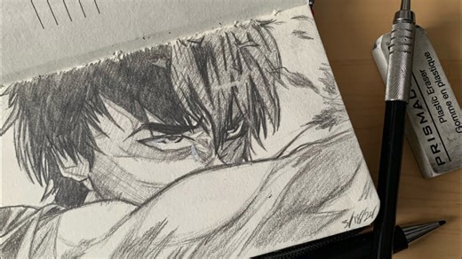 Starting My New Sketchbook! Drawing Zuko!!