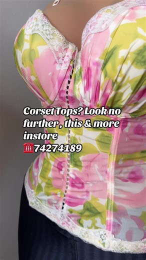 🚨P80.00 Each 🚨Sale🚨Sale🚨Corset Tops & body shapers Available We have Plenty to choose from 👑’s🛍️ Mini Bales Available💵 P650.00-20pcs 📍We are in Phase 4 Pennywise Complex,Shop5 Above Jammers Bottle Store ☎️: 267 74 274 189 Delivery within Gabs- P35.00 We courier Nationwide 🇧🇼 📝All sales are final for items on sale 📝No exchange/Refund on Bales 📝We sell second hand clothing they may have minor manageable defects, we sell as is 📝Exchange within 3 days after purchase for online buyers #